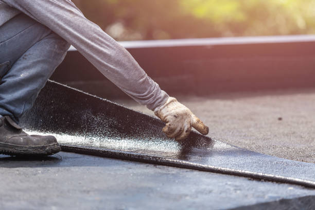 Professional Waterproofing technician working in Clinton, WA